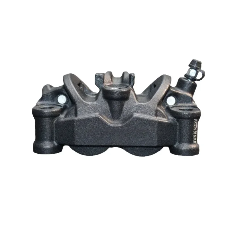 Forged Front Brake Caliper 4 Piston - Étrier de frein forgé transparent asymétrique